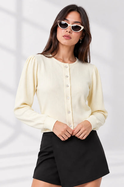CARDIGAN RIB B-F 9123