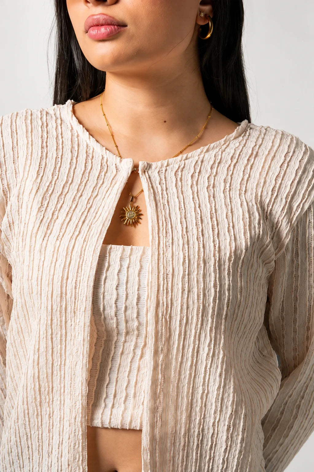 CARDIGAN SET TEXTURA E-C 8597