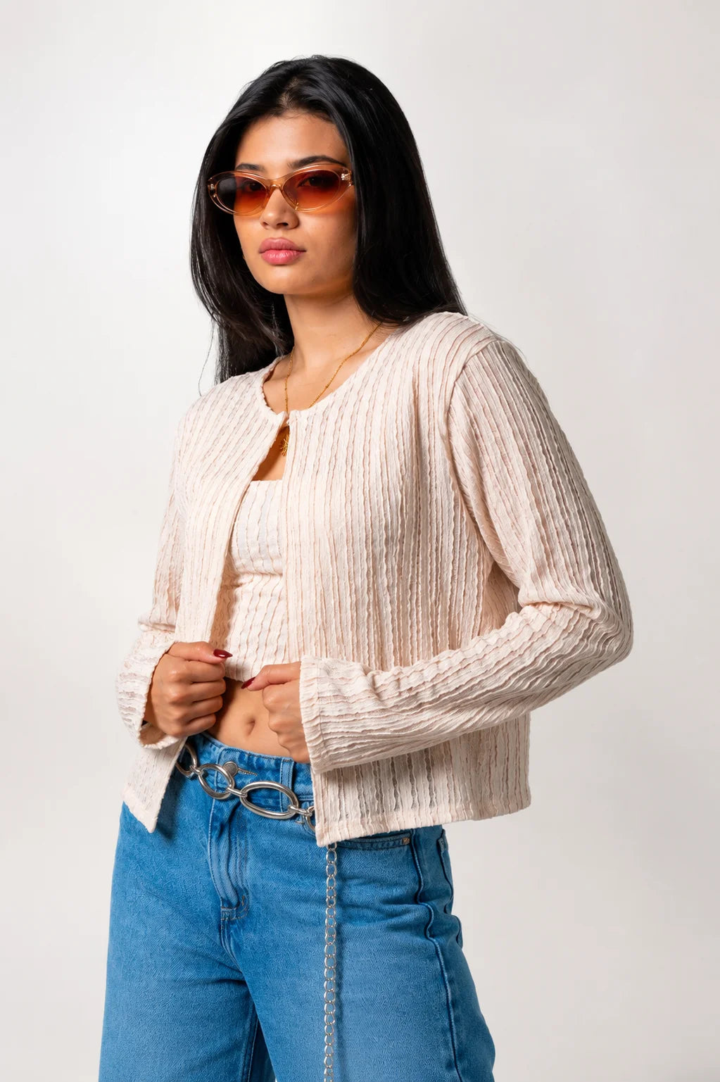 CARDIGAN SET TEXTURA E-C 8597