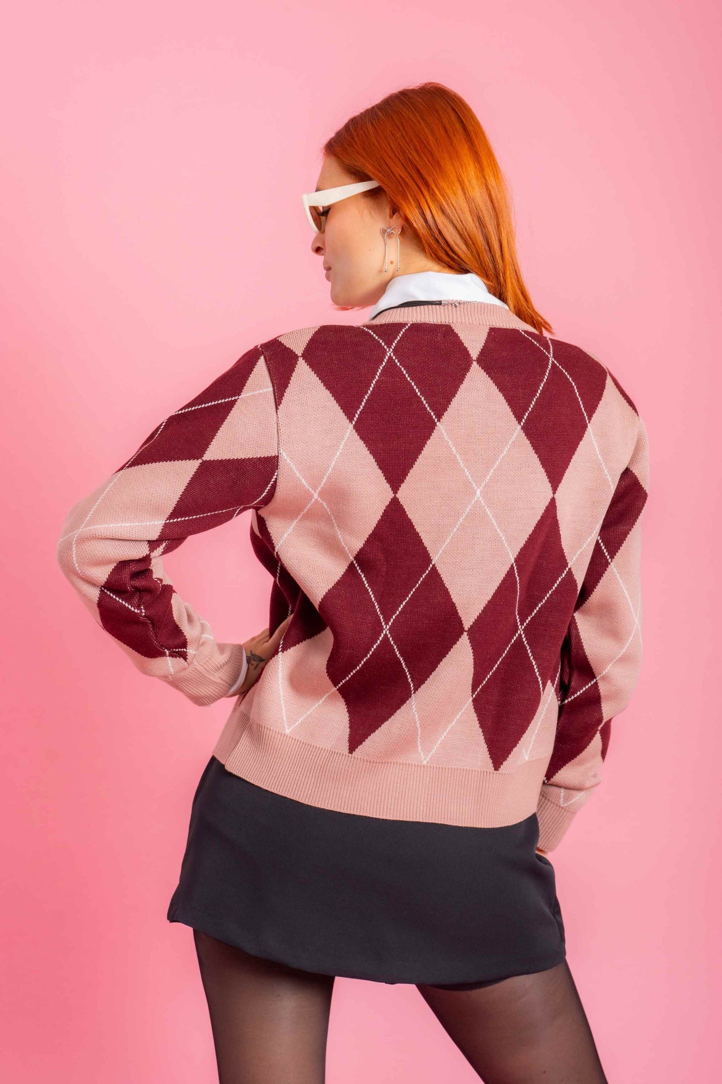 CARDIGAN TEJIDO ROMBOS 8501