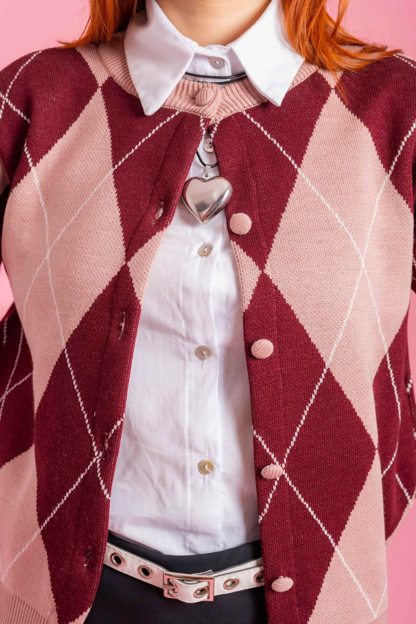 CARDIGAN TEJIDO ROMBOS 8501