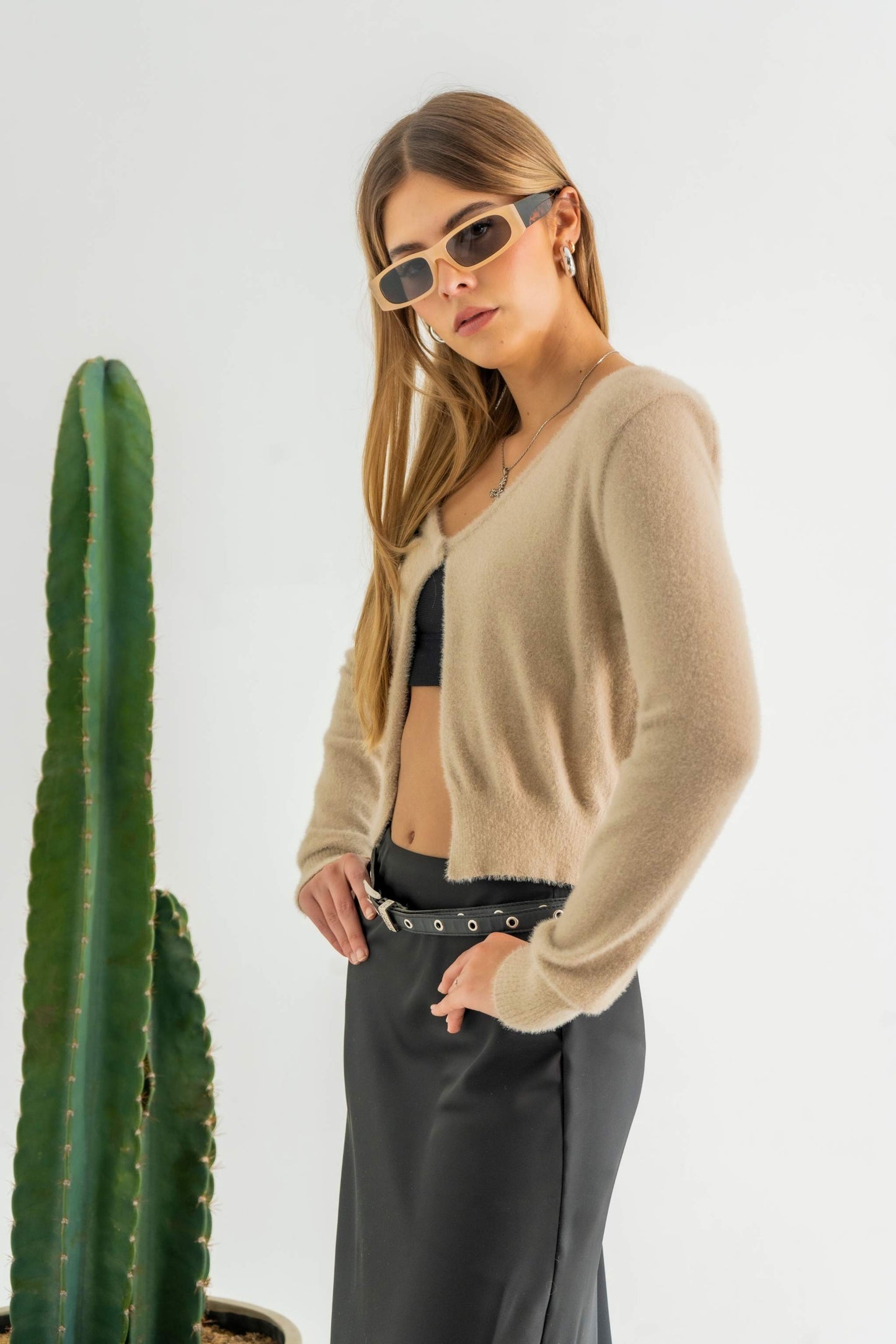 CARDIGAN TEJIDO TACTO SUAVE 7328