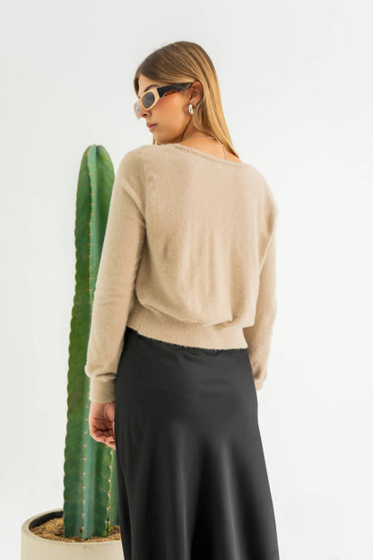 CARDIGAN TEJIDO TACTO SUAVE 7328