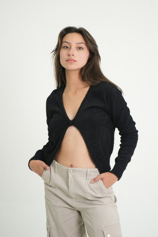 CARDIGAN TEJIDO TACTO SUAVE 7328