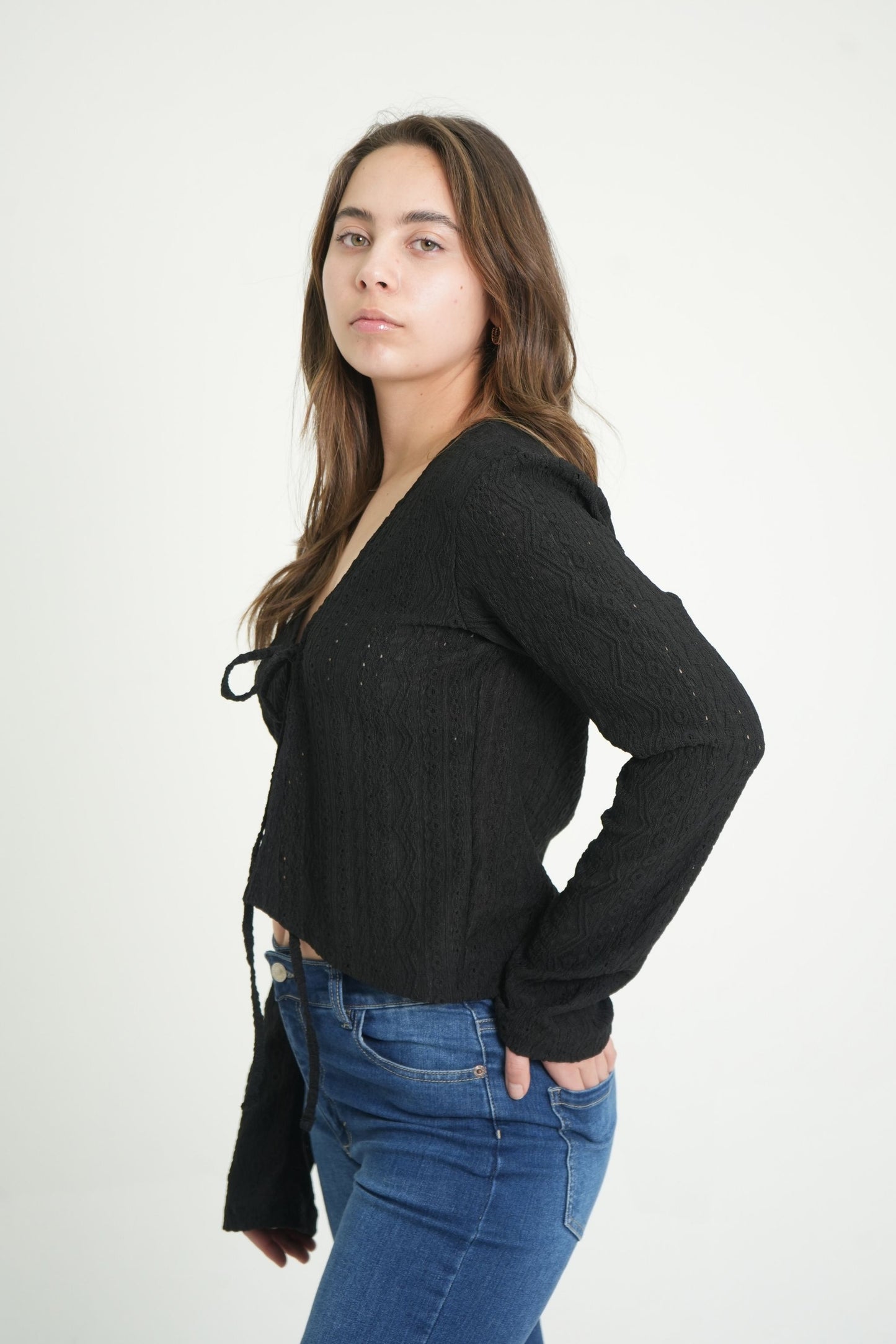 CARDIGAN MANGA LARGA 7905