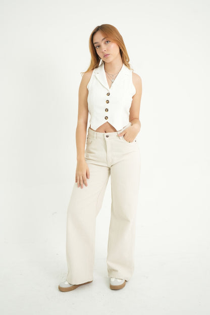 CHALECO CUT OUT GISELLE