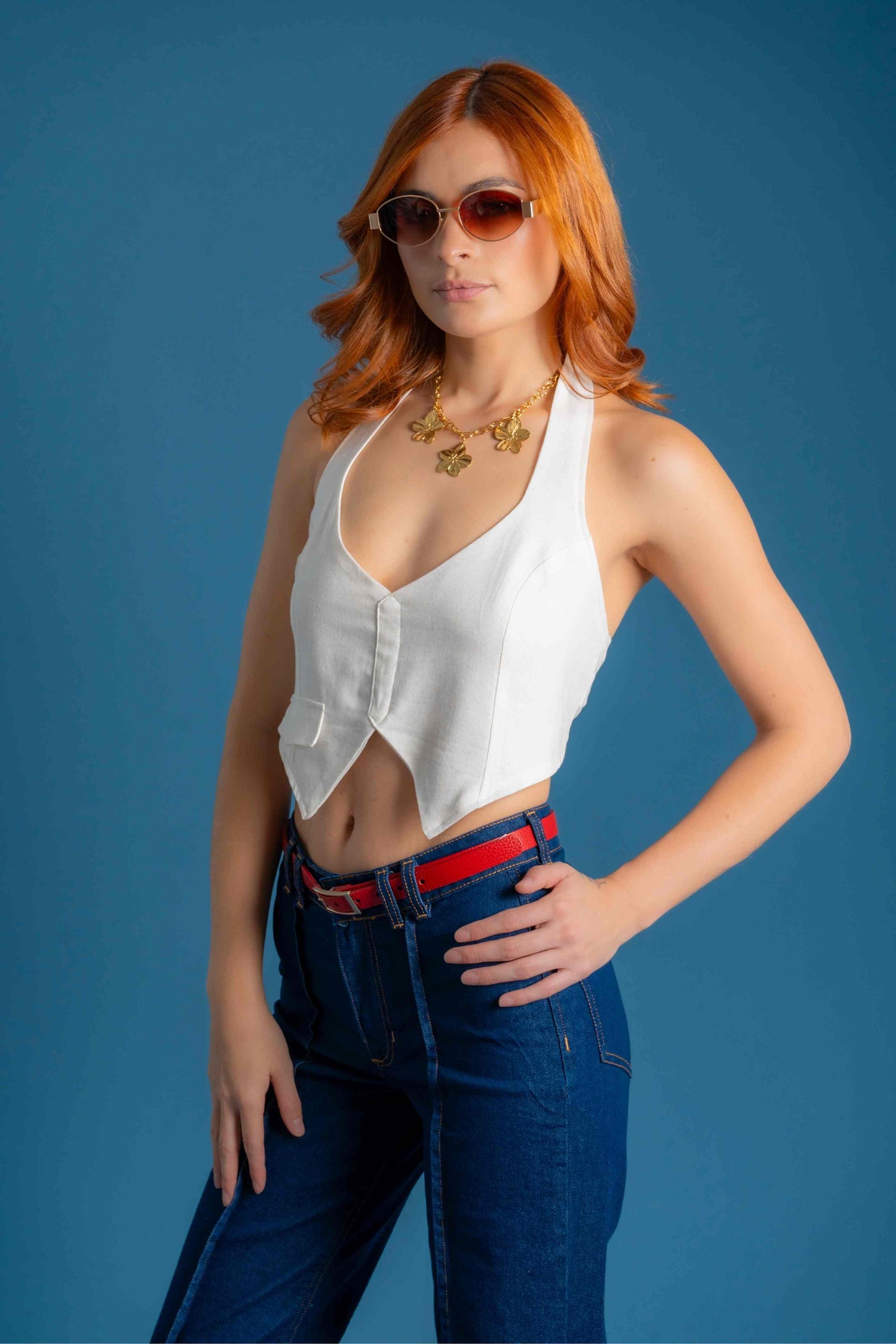 CHALECO HALTER LINO 7154 ONE