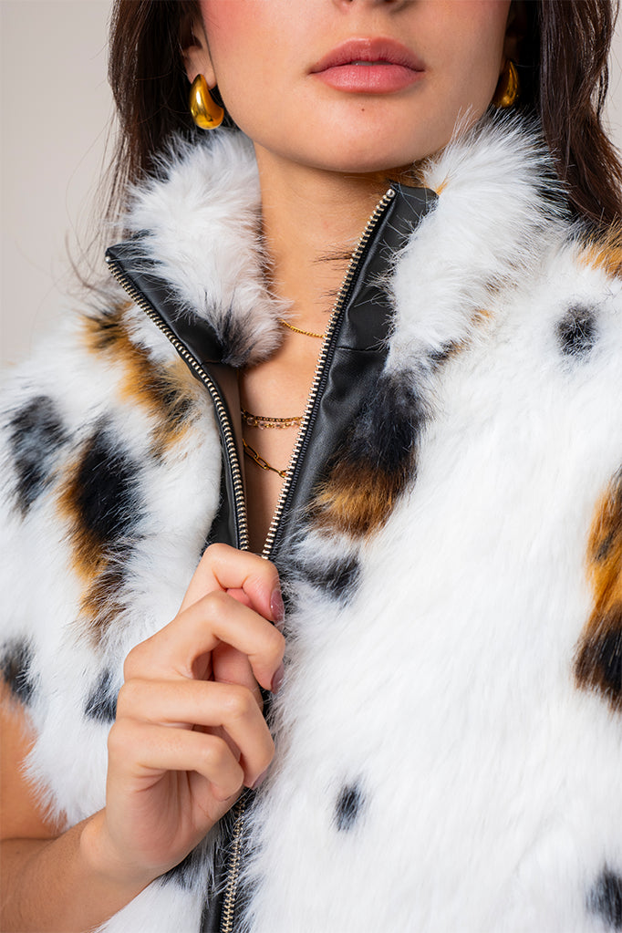 CHALECO OVERSIZE PELO G-F 9369
