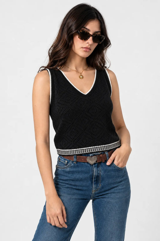 CHALECO TEJIDO CROCHET 7267