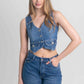 CHALECO DENIM VIVIAN ONE
