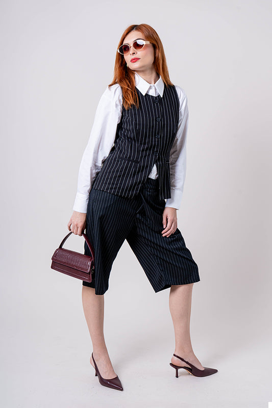 CHALECO TAILORING RAYAS 7505