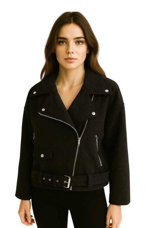 CHAQUETA BIKER SOFT BLONDIE