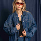 CHAQUETA BOMBER CHAMBRAY B-M 8047.