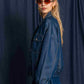 CHAQUETA BOMBER CHAMBRAY B-M 8047.
