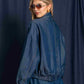 CHAQUETA BOMBER CHAMBRAY B-M 8047.
