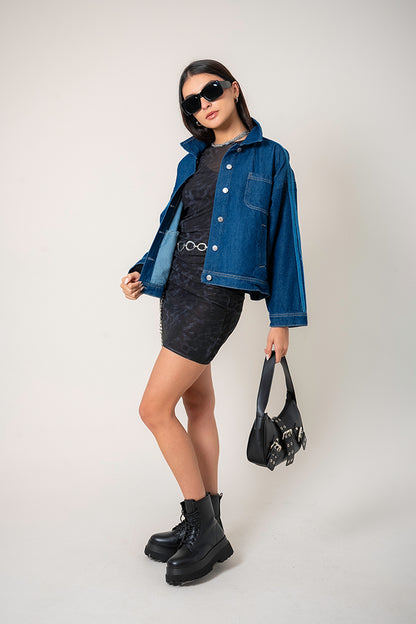 CHAQUETA BOMBER DENIM R-F 7646.