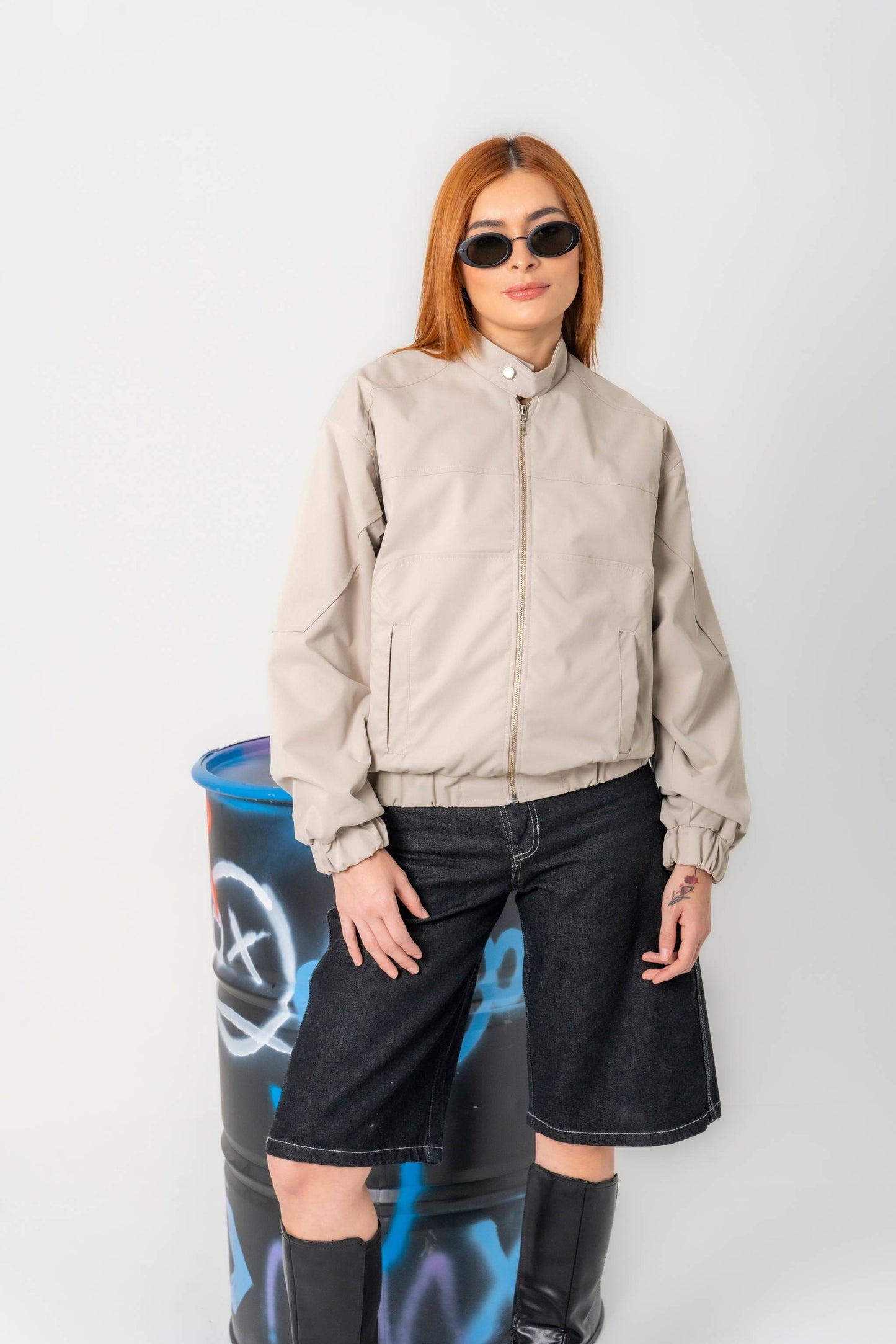 CHAQUETA BOMBER OVERSIZE 7761