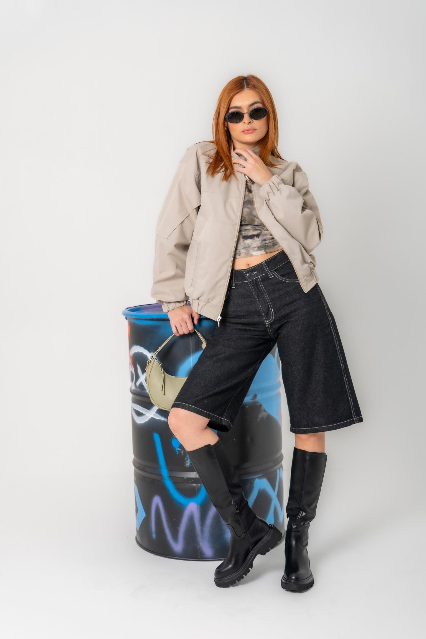 CHAQUETA BOMBER OVERSIZE 7761