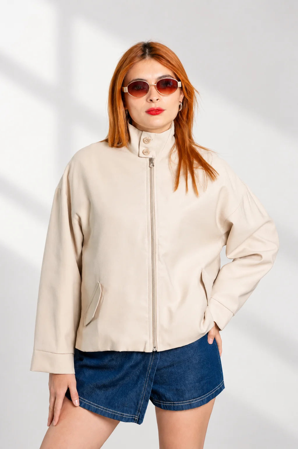 CHAQUETA BOMBER OVERSIZE 8000