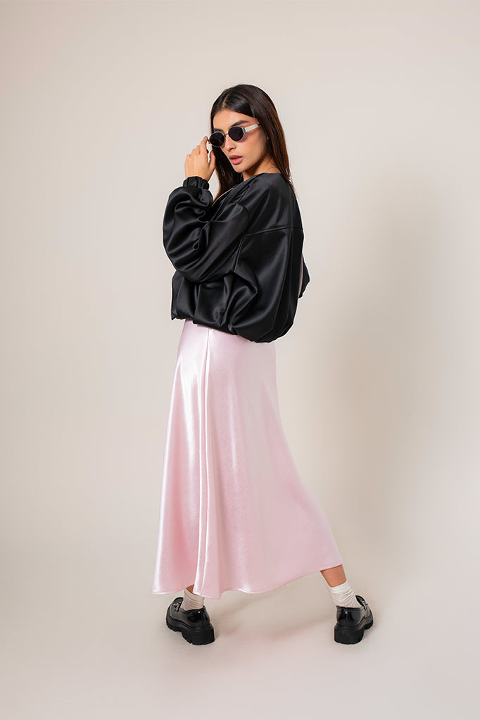 CHAQUETA BOMBER SATIN R-F 8704