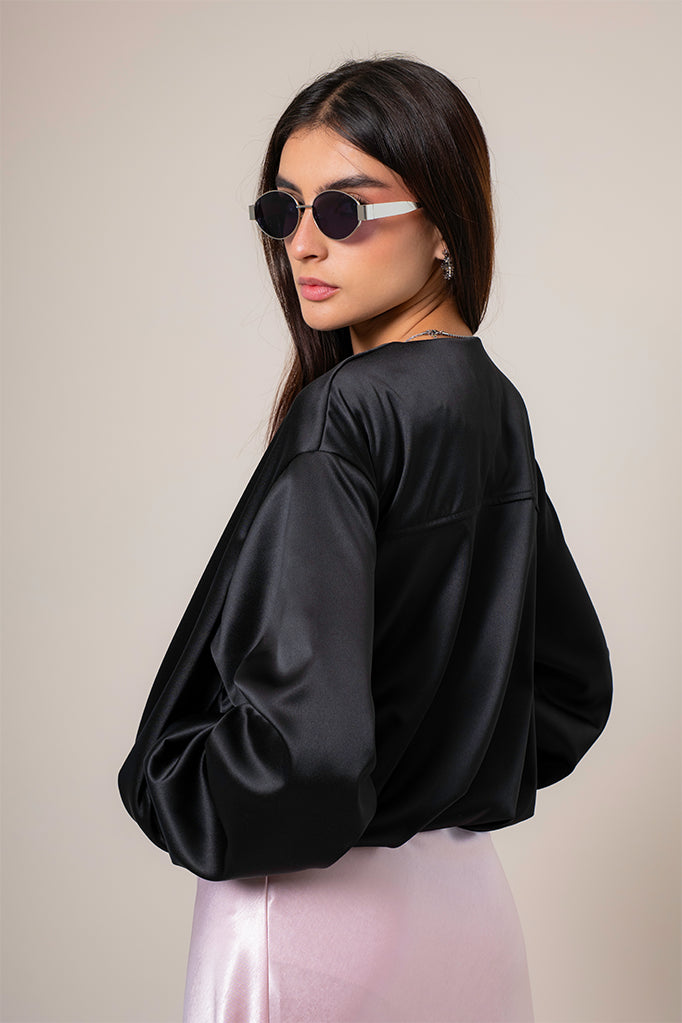 CHAQUETA BOMBER SATIN R-F 8704