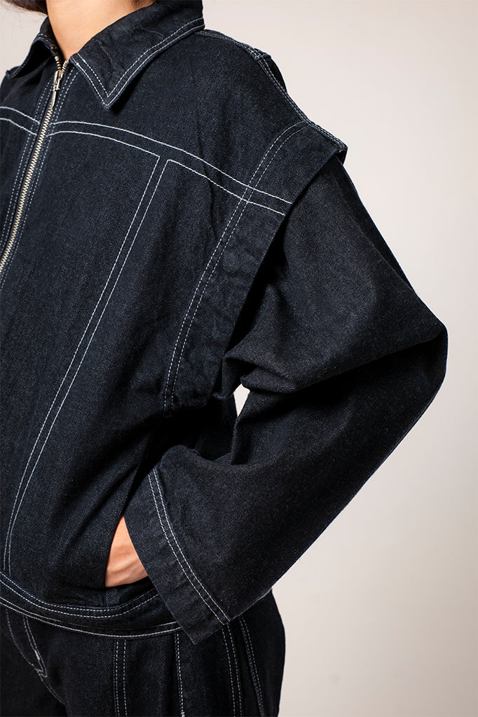 CHAQUETA CONVERTIBLE DENIM R-F 7799
