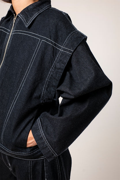 CHAQUETA CONVERTIBLE DENIM R-F 7799