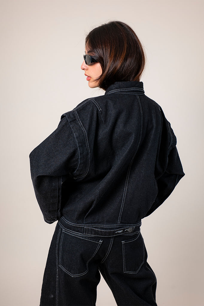 CHAQUETA CONVERTIBLE DENIM R-F 7799