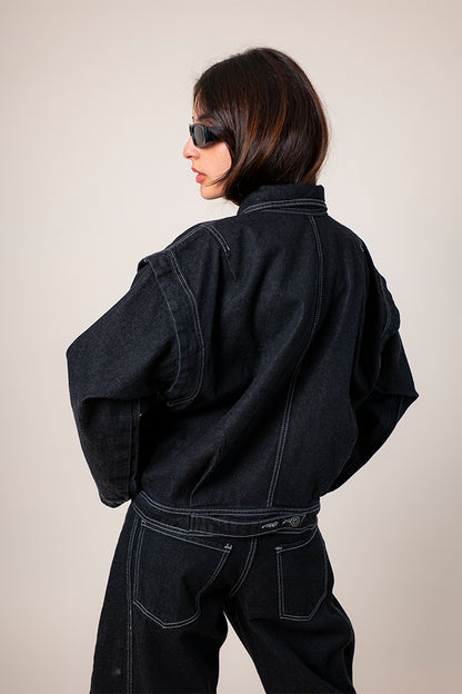 CHAQUETA CONVERTIBLE DENIM R-F 7799