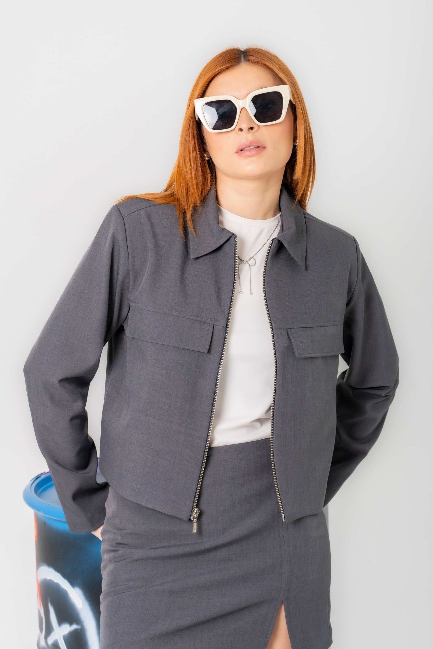 CHAQUETA CORTA CREMALLERA 7953