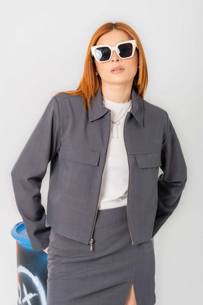 CHAQUETA CORTA CREMALLERA 7953
