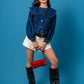 CHAQUETA CORTA DENIM E-M 8312.
