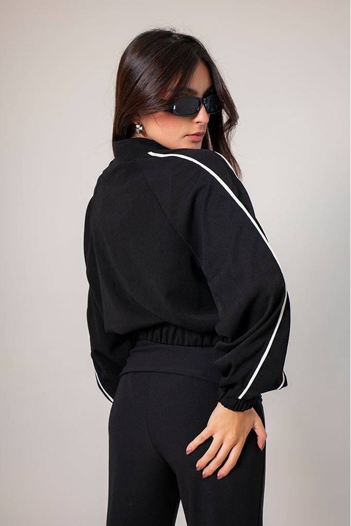 CHAQUETA CUELLO ALTO B-F 8575.