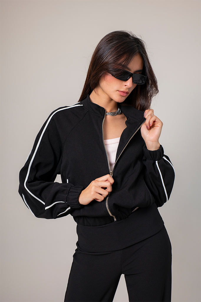 CHAQUETA CUELLO ALTO B-F 8575.