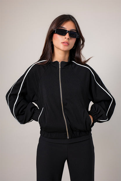 CHAQUETA CUELLO ALTO B-F 8575.