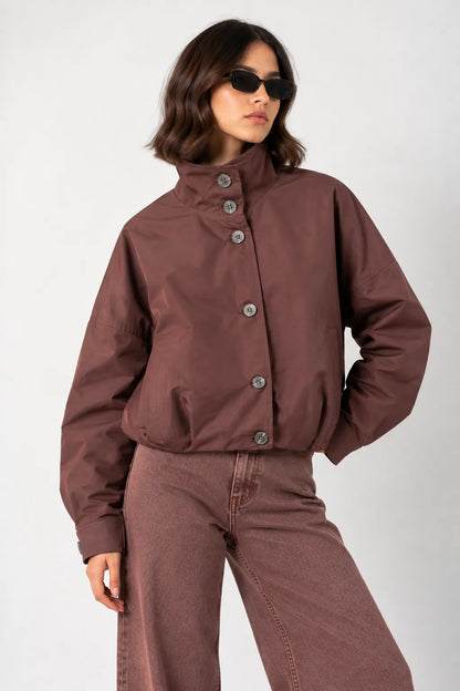 CHAQUETA CUELLO ALTO G-F 9774