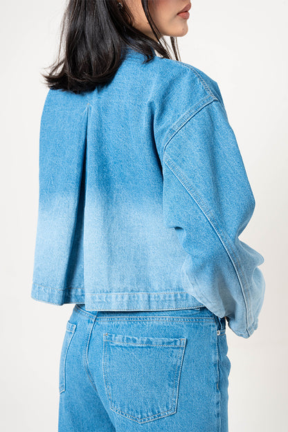 CHAQUETA DENIM DEGRADE G-C 8601.