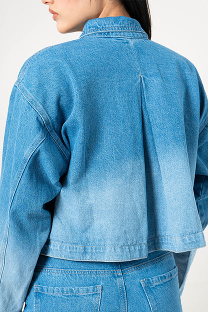 CHAQUETA DENIM DEGRADE G-C 8601.