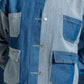 CHAQUETA DENIM PATCHWORK B-M 7553.