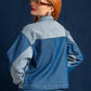 CHAQUETA DENIM PATCHWORK B-M 7553.