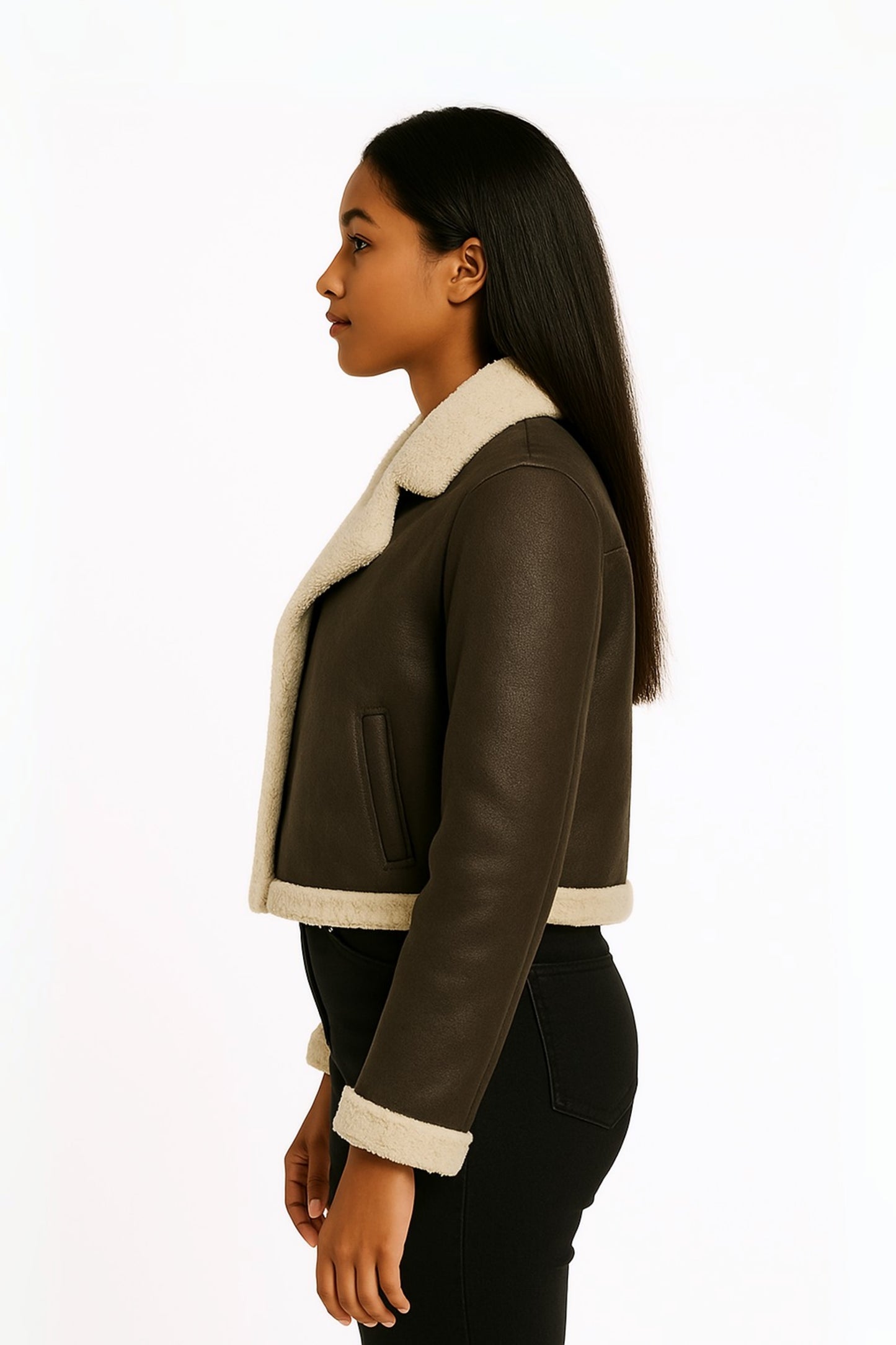 CHAQUETA DOBLE FAZ EFECTO PIEL SESTRIERE