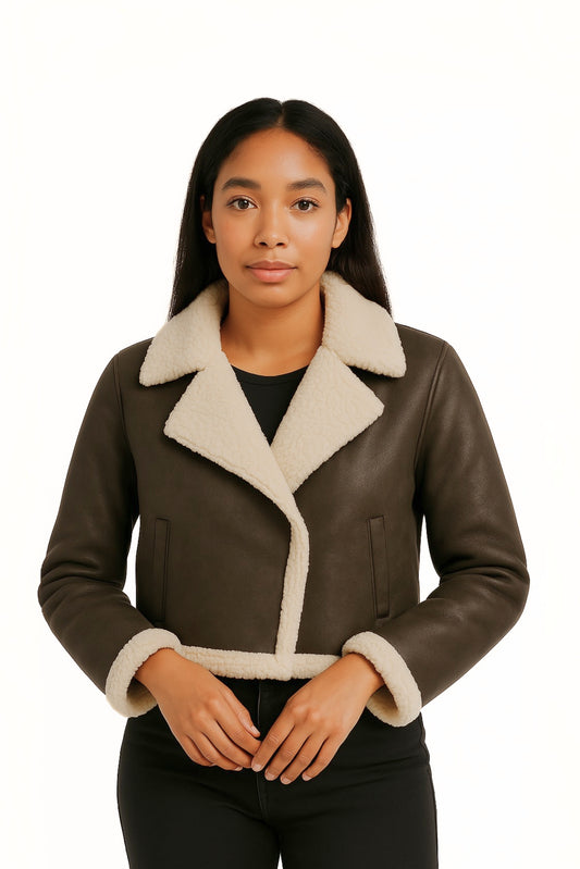 CHAQUETA DOBLE FAZ EFECTO PIEL SESTRIERE