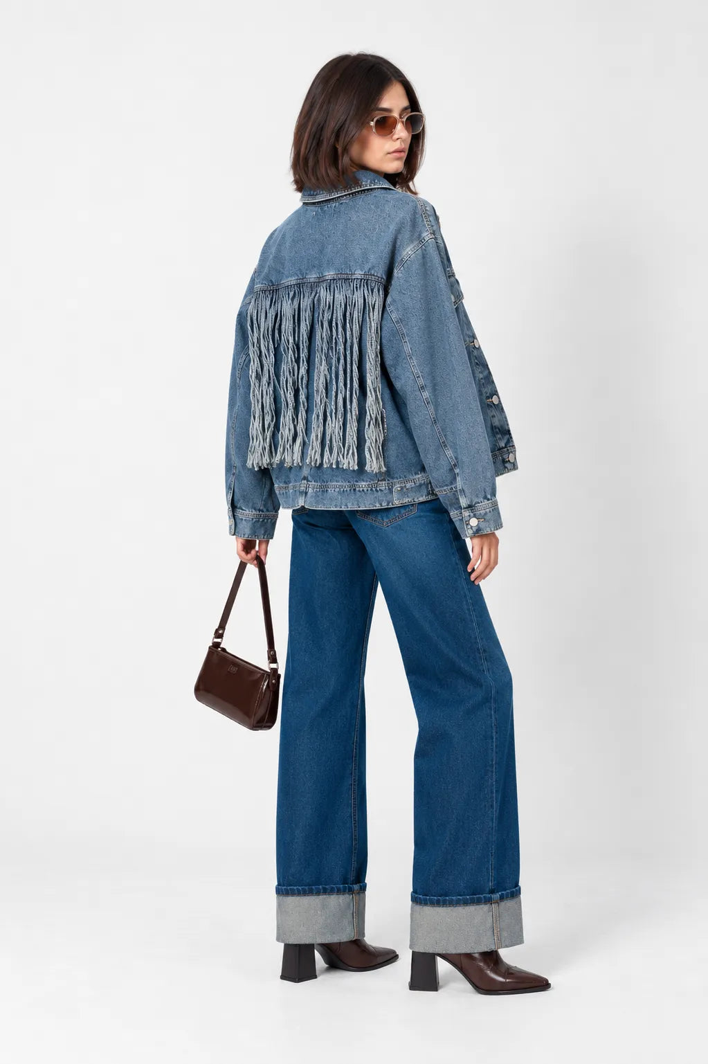CHAQUETA FLECOS DENIM G-F 10087