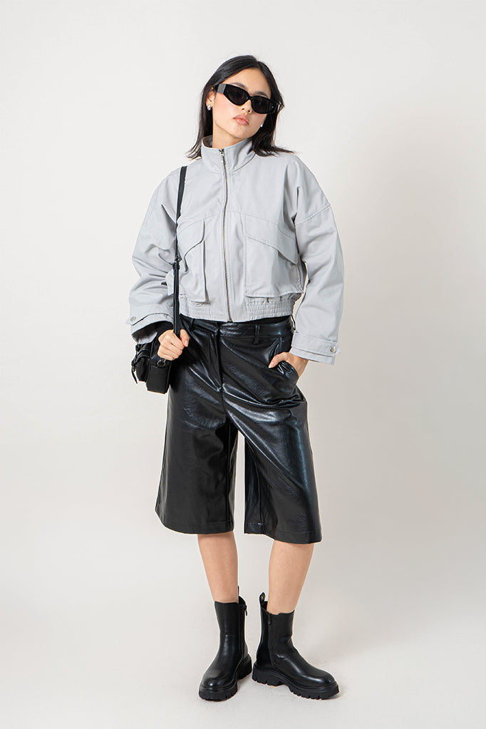 CHAQUETA OVERISZE CREMALLERA R-F 8429