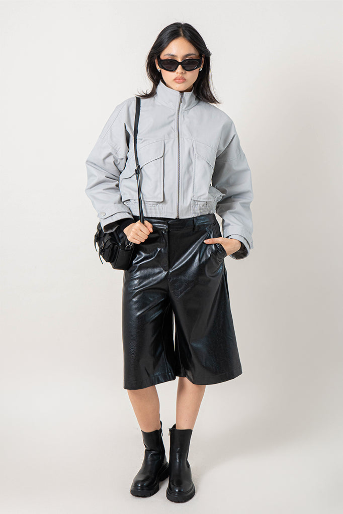 CHAQUETA OVERISZE CREMALLERA R-F 8429
