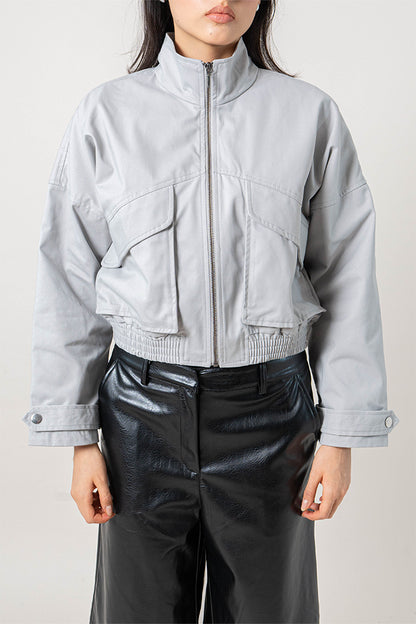 CHAQUETA OVERISZE CREMALLERA R-F 8429
