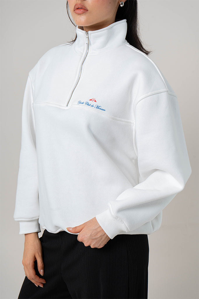 BUZO OVERSIZE CUELLO ALTO B-F 9385.
