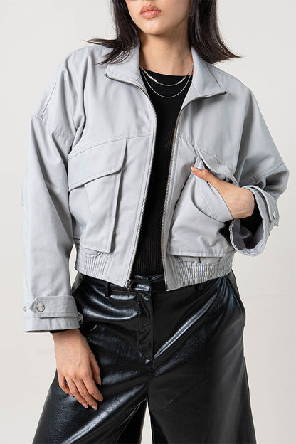 CHAQUETA OVERISZE CREMALLERA R-F 8429