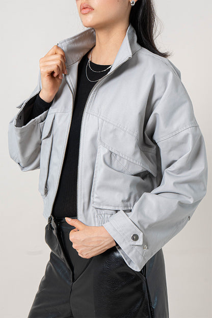CHAQUETA OVERISZE CREMALLERA R-F 8429