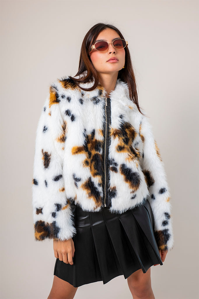 CHAQUETA EFECTO PELO G-F 8137.